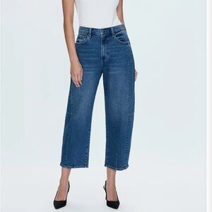 Pistola high waisted barrel jeans